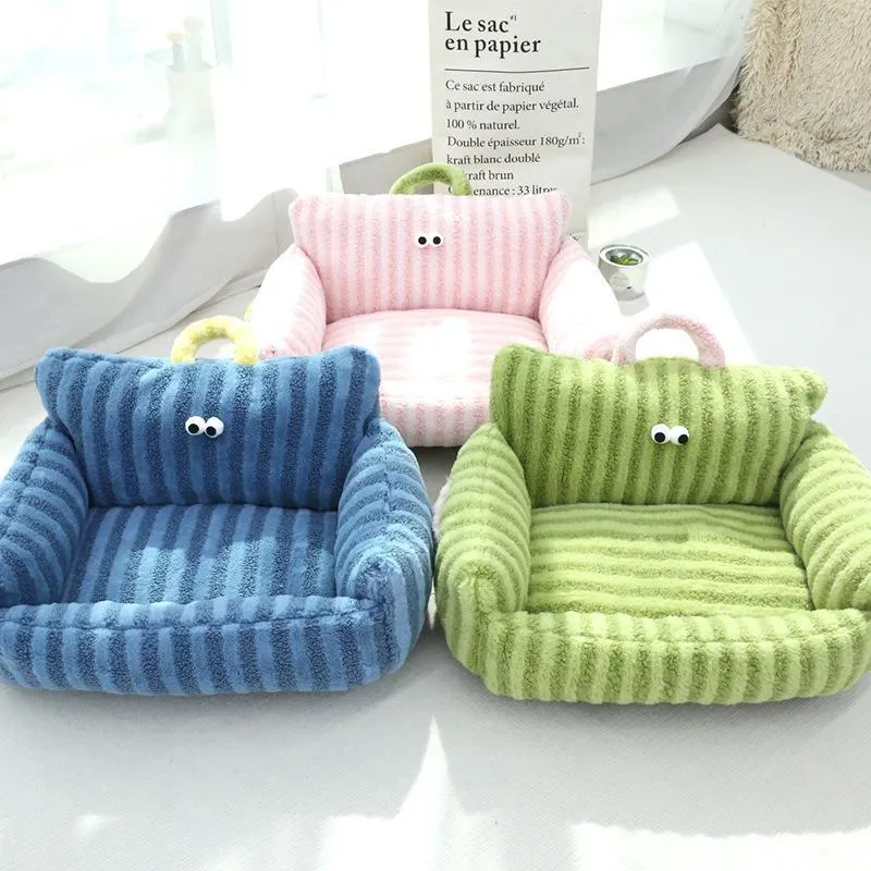 Creative And Cute Striped Pet Sofa Bed
