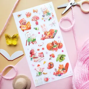 Creative Critters Sticker Sheet