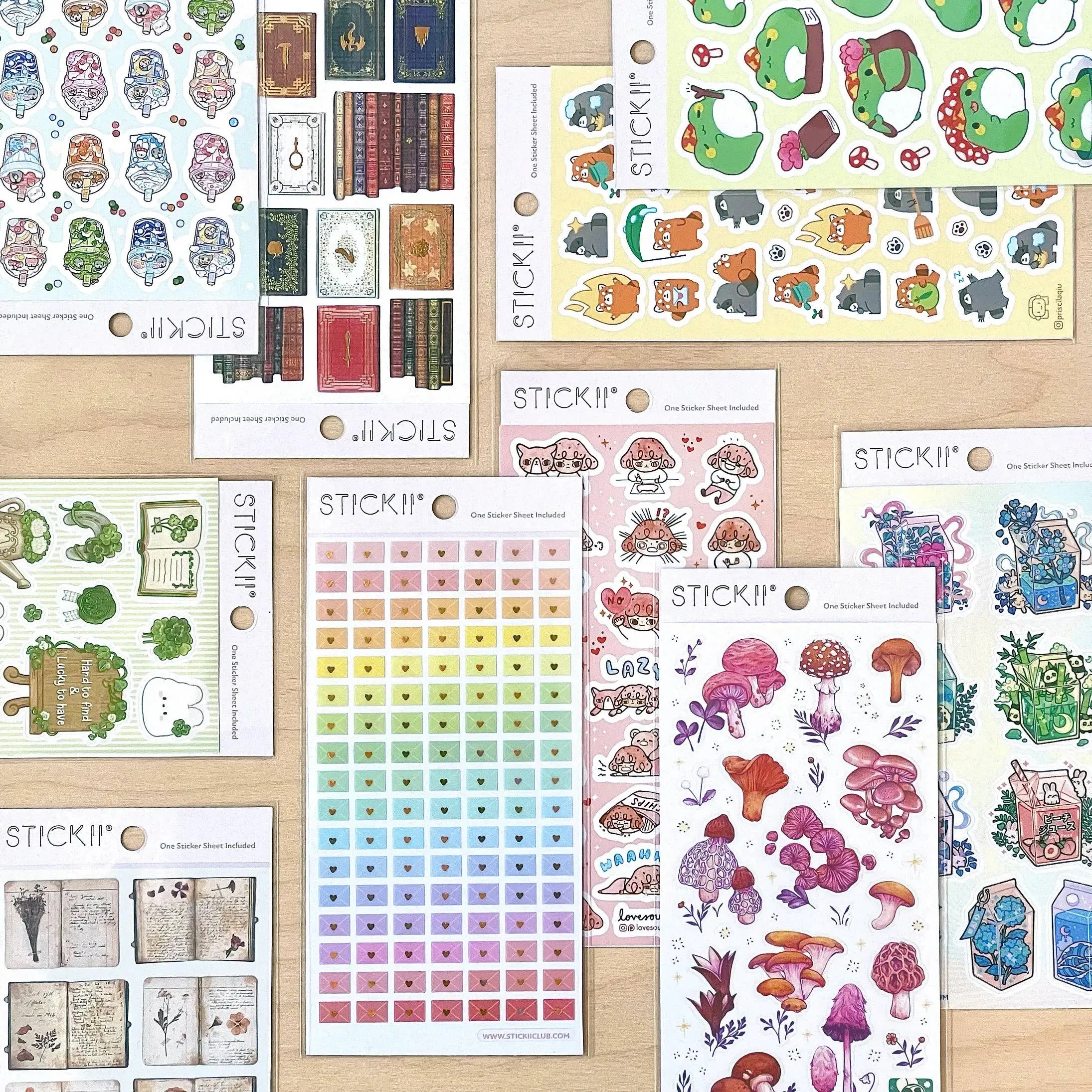 Creative Critters Sticker Sheet