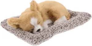 Creative Plush Dog Dashboard Ornament Realistic Stuffed Animal for Car Interior Decoration Cute Dashboard Accessories for Dog Lovers Easy to Install and Clean
