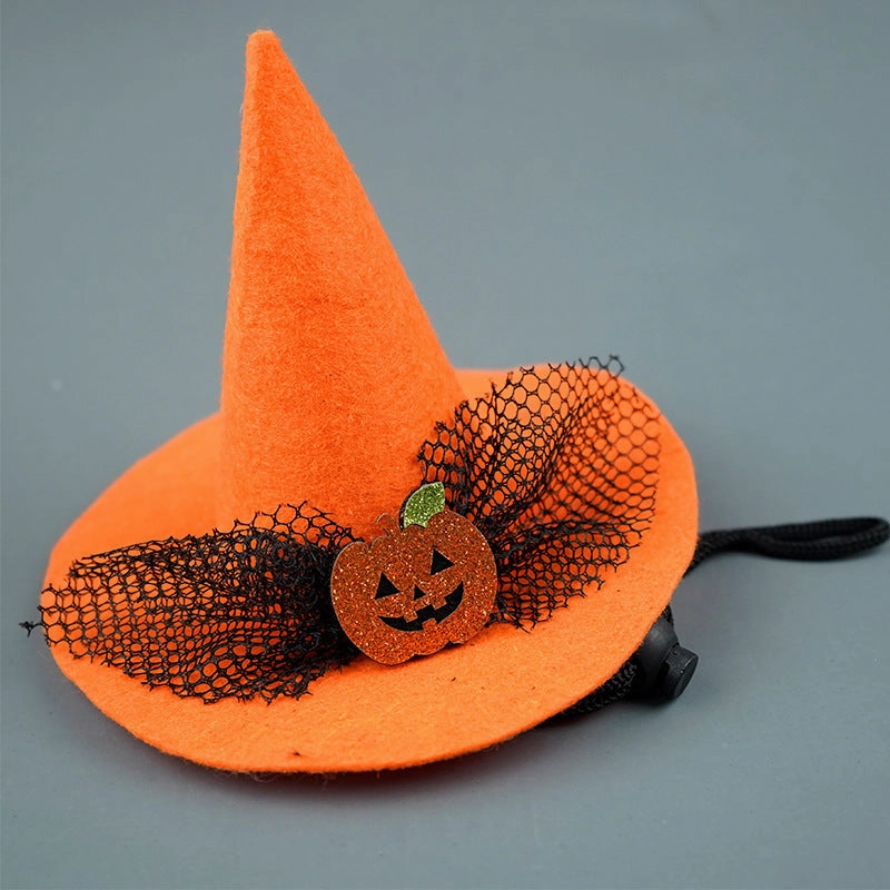 Creative Halloween Pet Hat Non-Woven Fabric Design for Festive Occasions