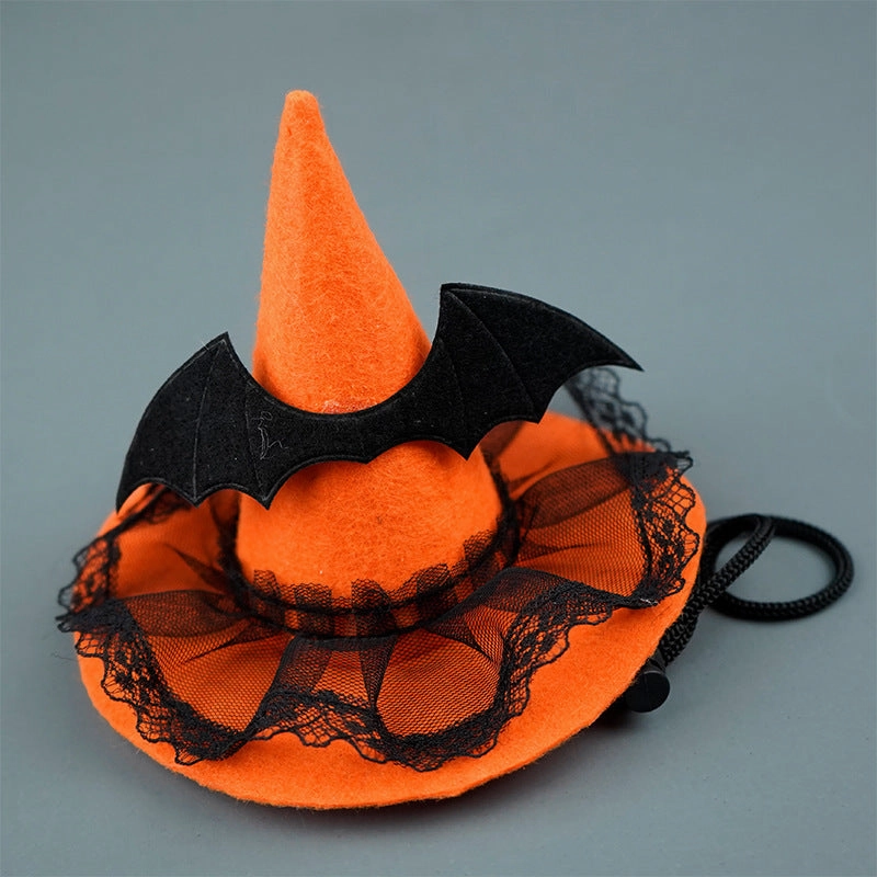 Creative Halloween Pet Hat Non-Woven Fabric Design for Festive Occasions