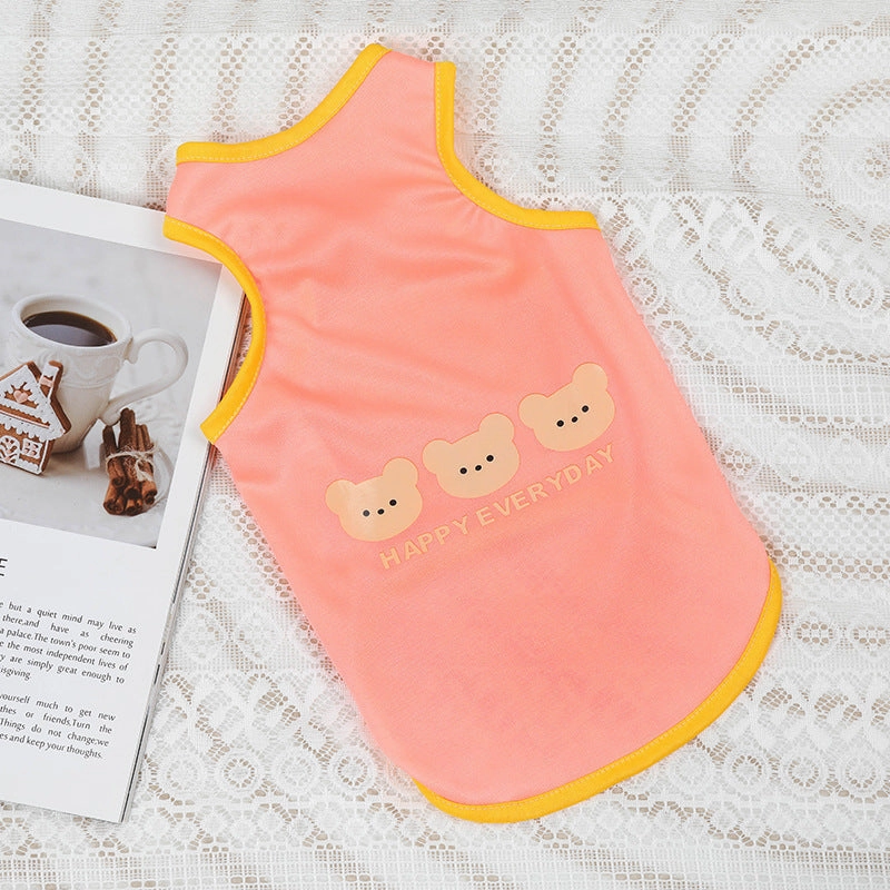 Creative Printed Pet Vest – Cute, Comfy & Full of Personality