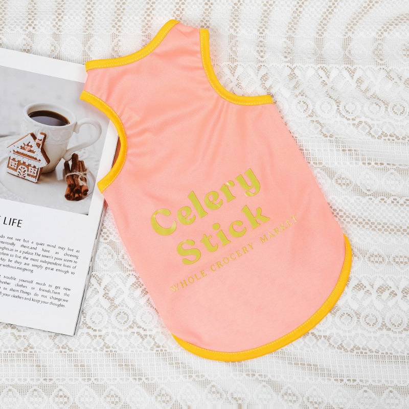 Creative Printed Pet Vest – Cute, Comfy & Full of Personality