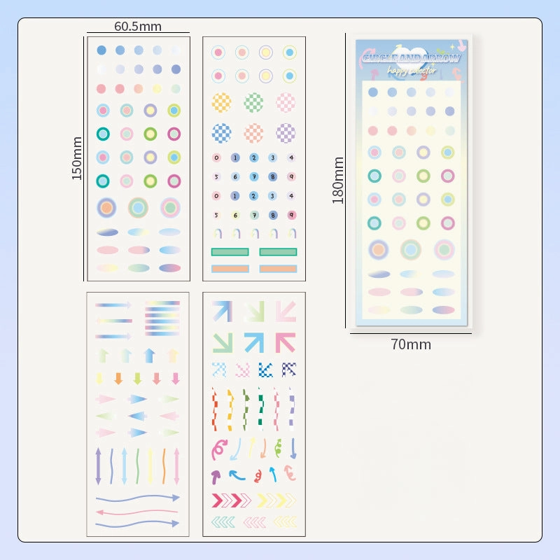 Creative Scrapbook Decorative DIY Stickers