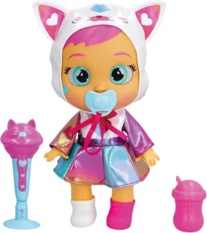 Cry Babies Stars Singing Daisy - 12'' Singing Baby Doll | Plays 15  Realistic Baby Sounds, Multicolor