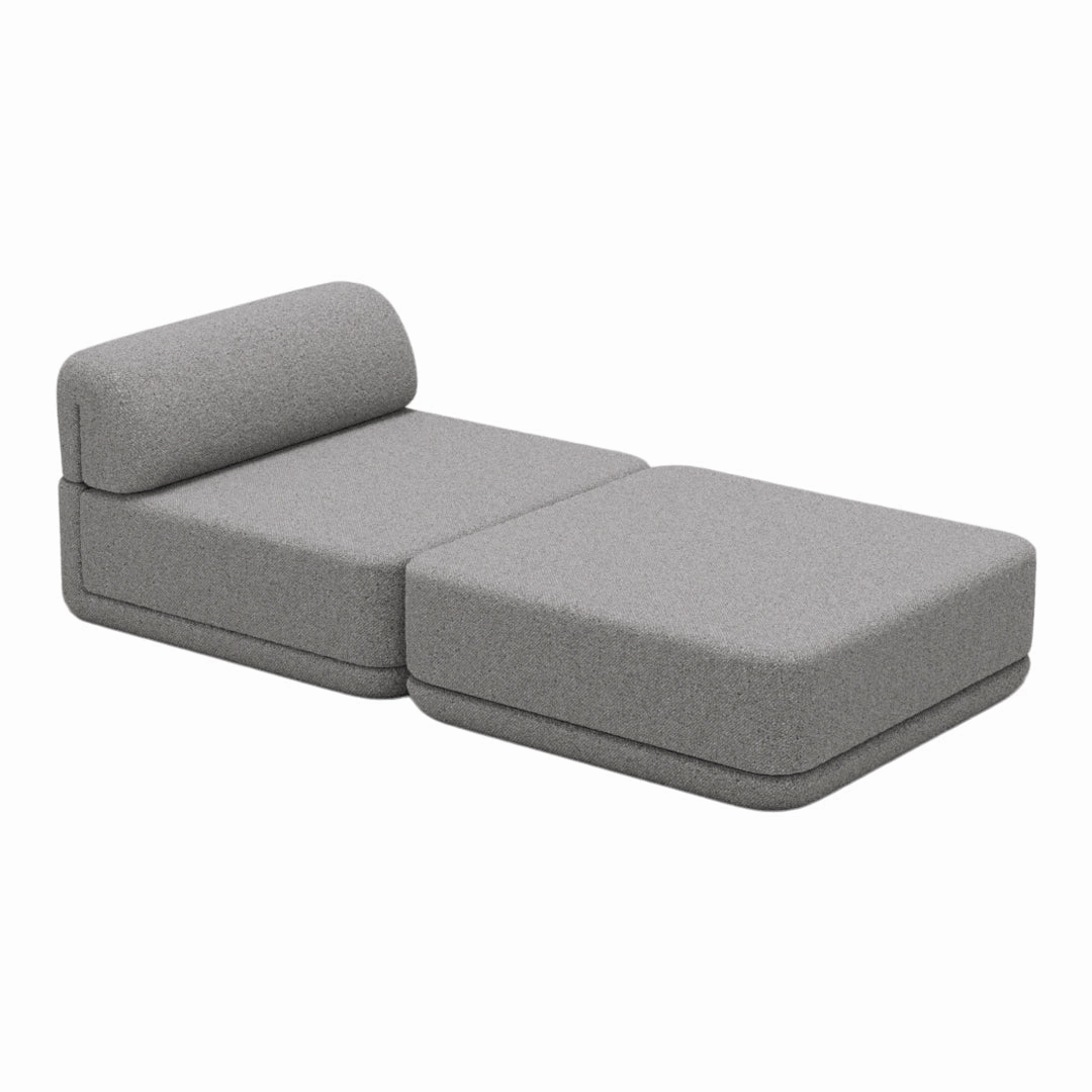 Cube Modular Sofa - Lounge & Ottoman Setup