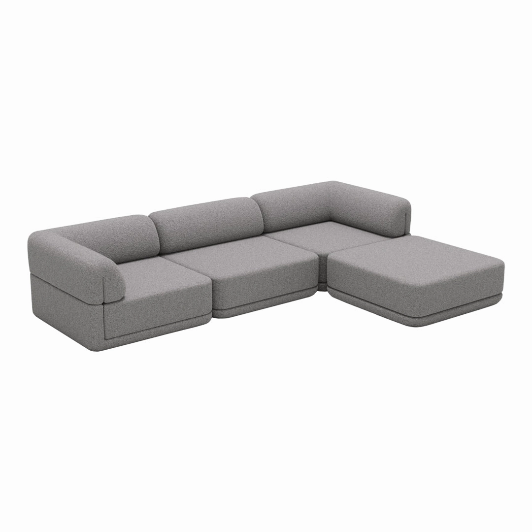 Cube Modular Sofa - Lounge w/ Ottoman Setup