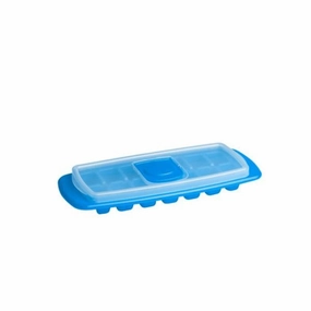 Cuisena Ice Cube Tray with Lid – Blue 14 Ice Cubes