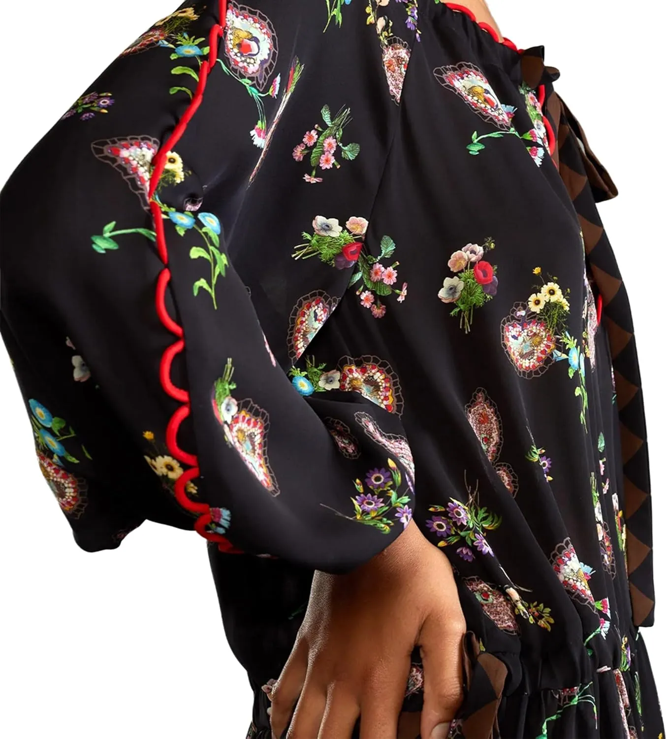 Cynthia Rowley Midnight Garden Mini Dress