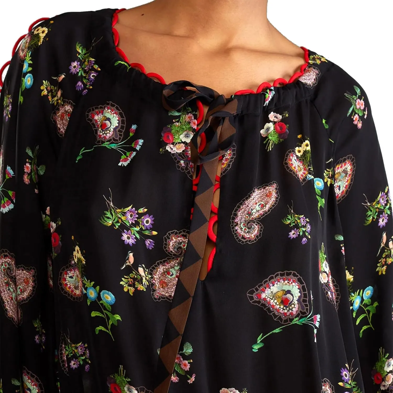 Cynthia Rowley Midnight Garden Mini Dress