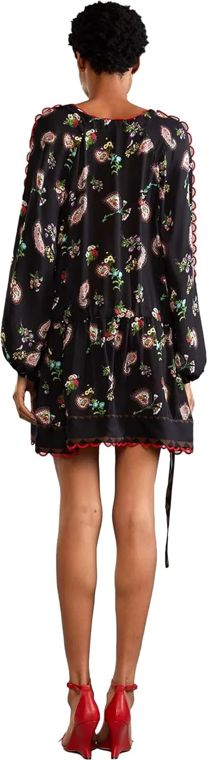 Cynthia Rowley Midnight Garden Mini Dress