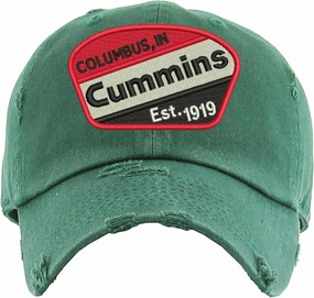 Dad Hat Cummins Engines Vintage Car Lovers Distressed Cap