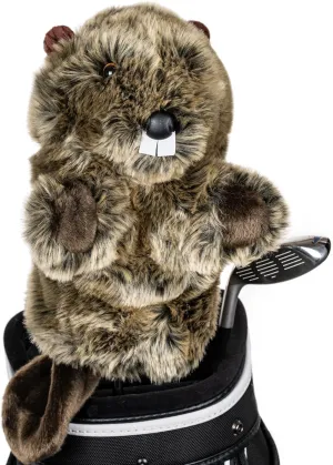 Daphne's Headcovers Beaver Driver Headcover | Premium Driver Headcovers | Funny Golf Club Covers | Stylish Protection for Your Clubs | Men's Golf Gear | Driver Headcover for Men and Women