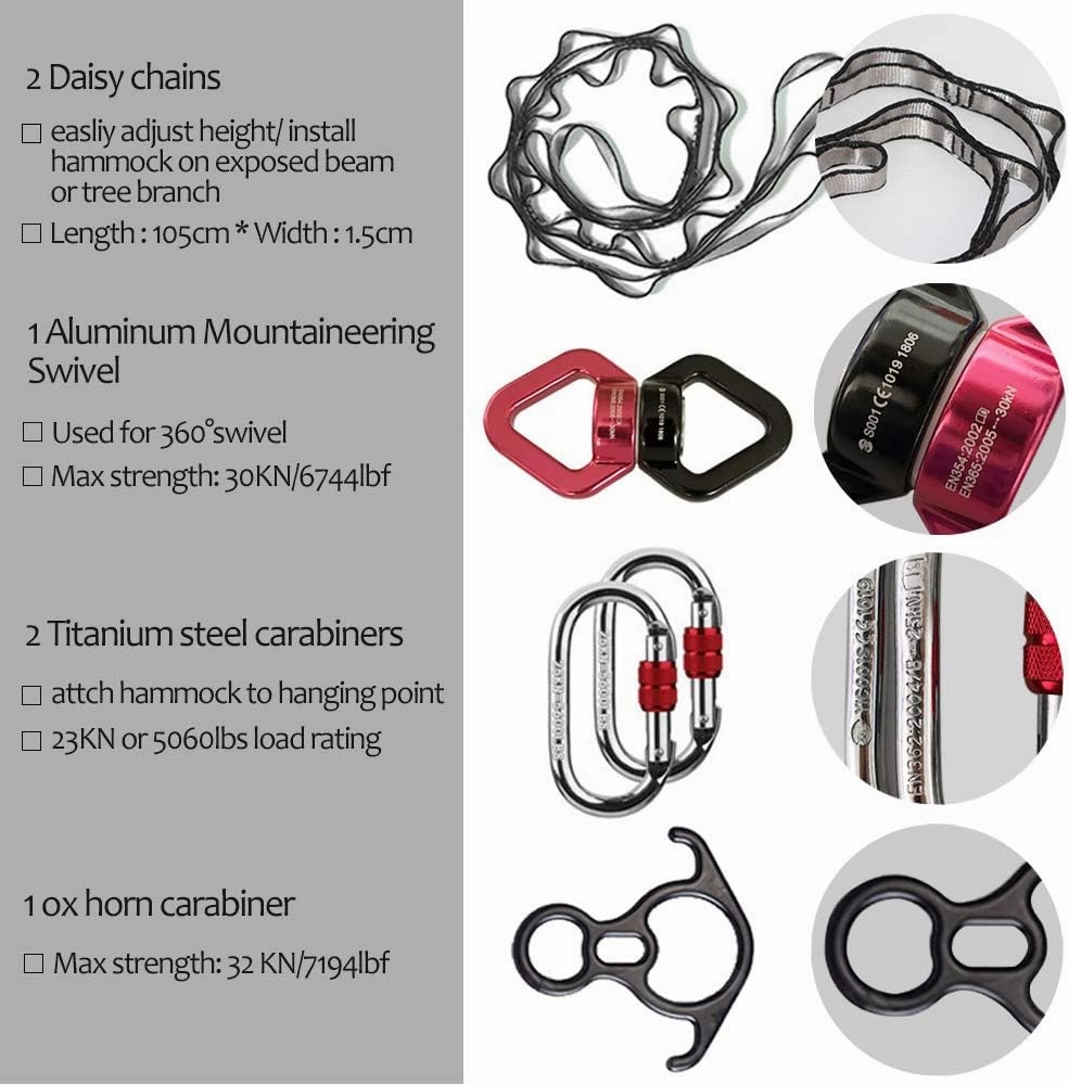 Deluxe Aerial Silks Equipment Set - 11 Yards Aerial Yoga Hammock Swing for Acrobatic, Circus Arts, Dance (L:10m W:2.8m)