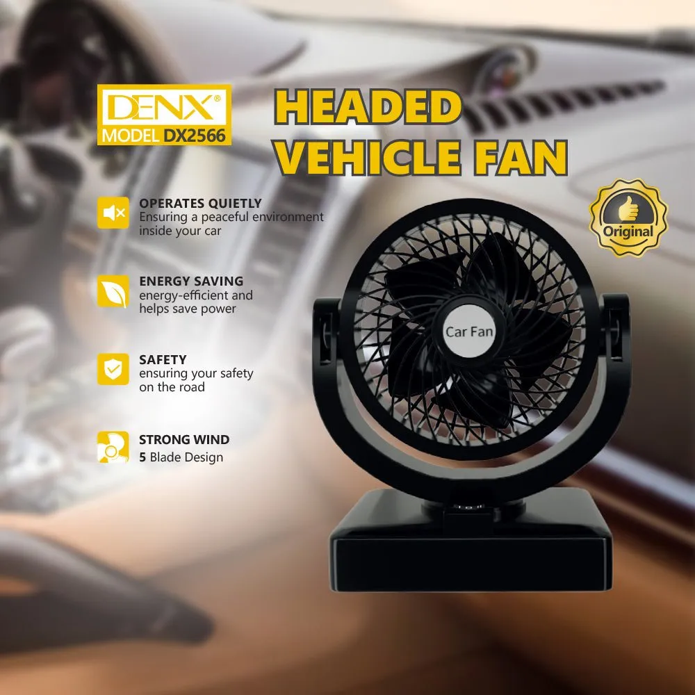 Denx - Headed Vehicle Fan