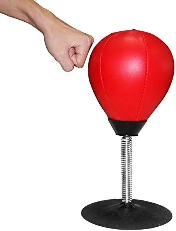 Desktop Punching Bag, Portable Stress Relief Punching Bag for Home and Office, Fun Boxing Exercise for Kids and Adults, Funny Gift for Coworkers Or Boss