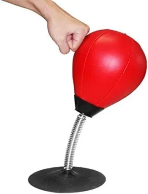 Desktop Punching Bag, Portable Stress Relief Punching Bag for Home and Office, Fun Boxing Exercise for Kids and Adults, Funny Gift for Coworkers Or Boss