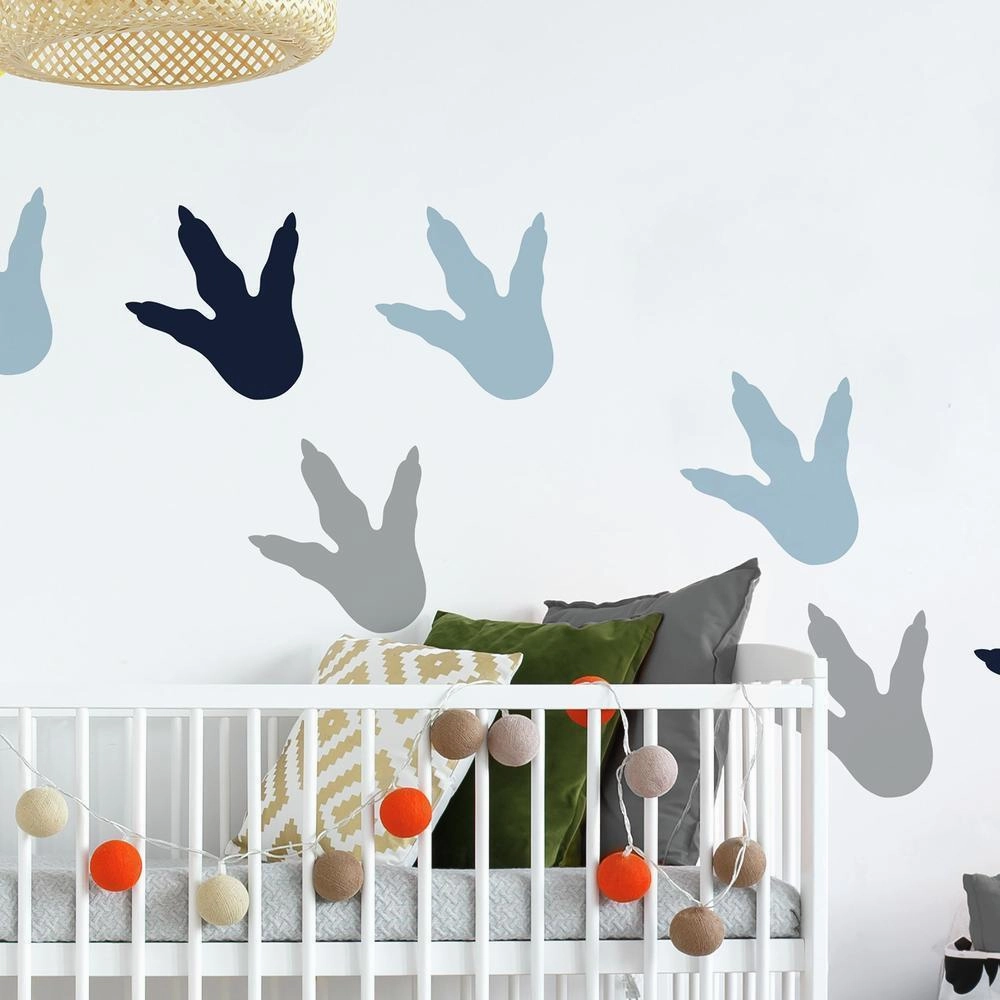 DINO FEET PEEL AND STICK WALL DECALS