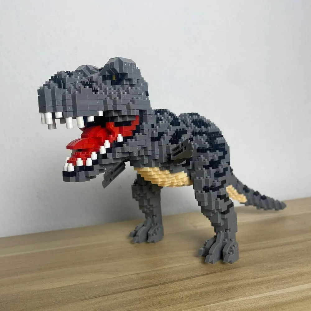 Dinosaur Micro Building Blocks Tyrannosaurus Rex Building Block Dinosaur Model Mini Blocks Dino Building Kit for Boys Age 8-12 Gifts for Kids and Adult 1530PCS