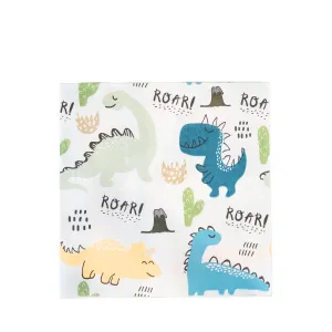 Dinosaur Patterned Napkins (Set of 20)