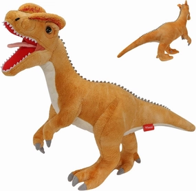 Dinosaur Stuffed Animal - 16'' Dilophosaurus Plush Toy with Beautiful Arched Crests, Soft Stuffed Dinosaurs for Boys 3-5 Kids Birthday Gift（Female ）