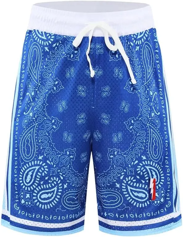 DIOTSR Mens Basketball Shorts Casual Retro Graphic Shorts Athletic Running Shorts Streetwear Designer Shorts with Pockets