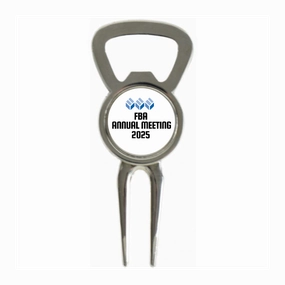 Divot Tool Bottle Opener Shiny Silver