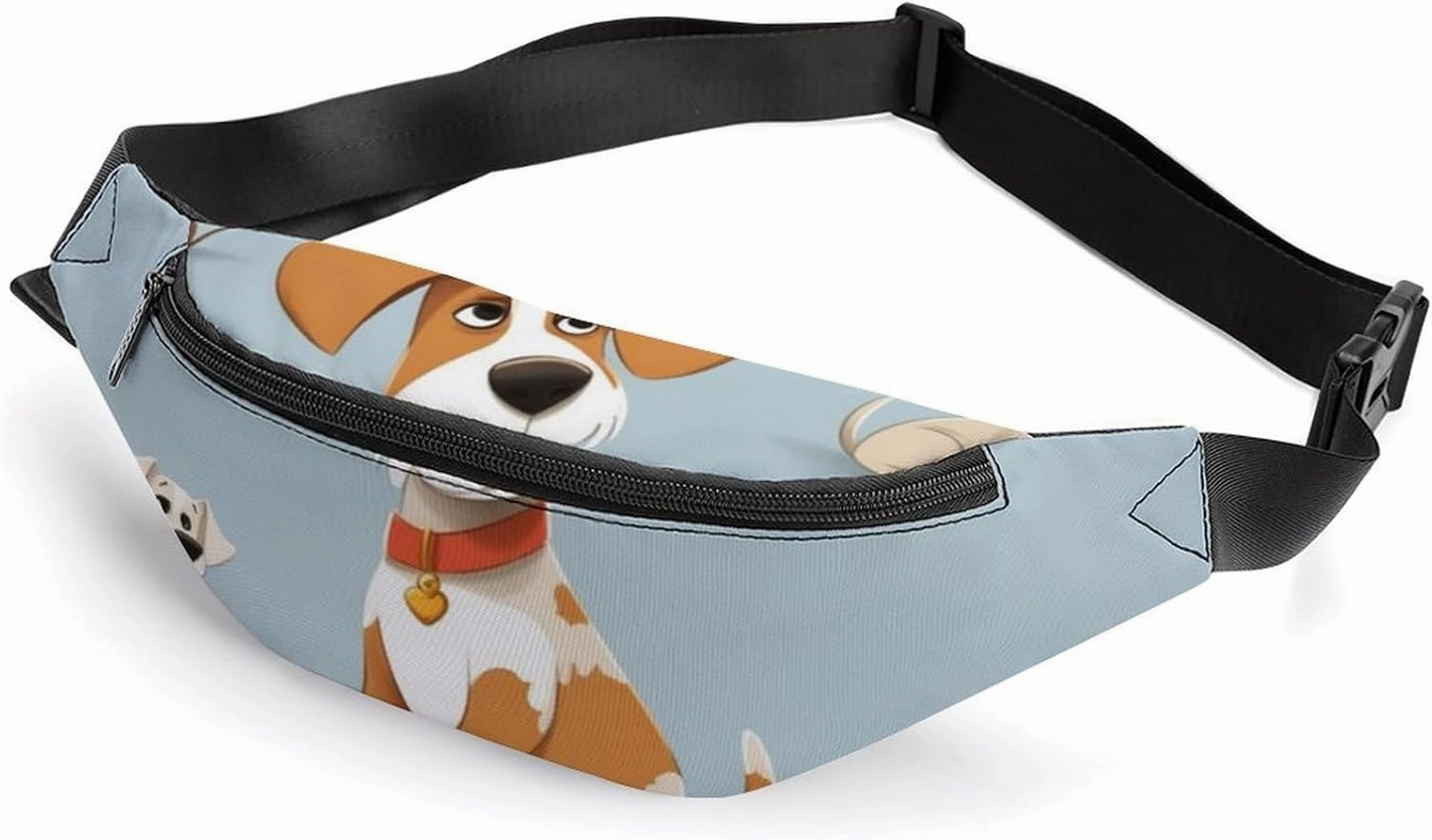 Dog Belt Bag with Adjustable Strap, Lightweight Travel Crossbody Bags, Hands-Free Mini Fanny Packs in Running Gym