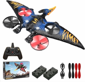 Dragon Remote Control Airplane for Adults RC Plane Dinosaur 2.4G 6-Axis Gyro EPP Foam RC Aircraft One Key Take Off 360 Rotation Easy to Fly Glider Flying Toys for Kids and Beginners
