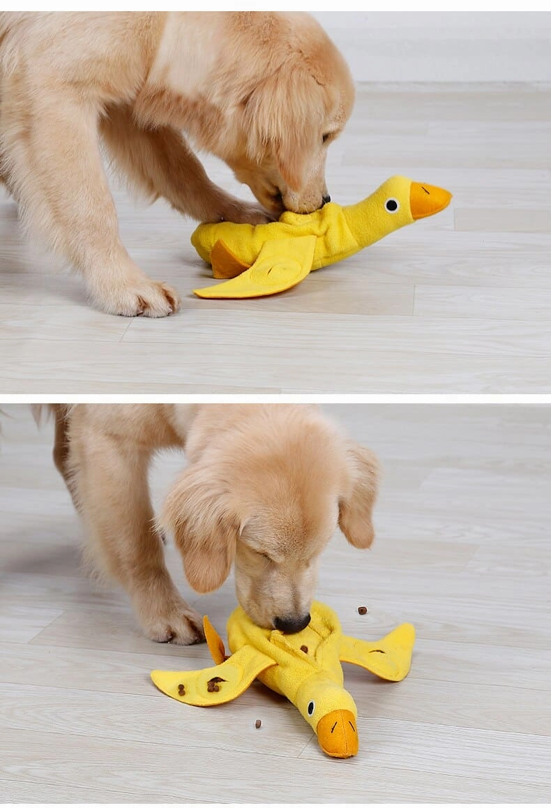 Duck-shaped Squeaky Pet Chew Toy
