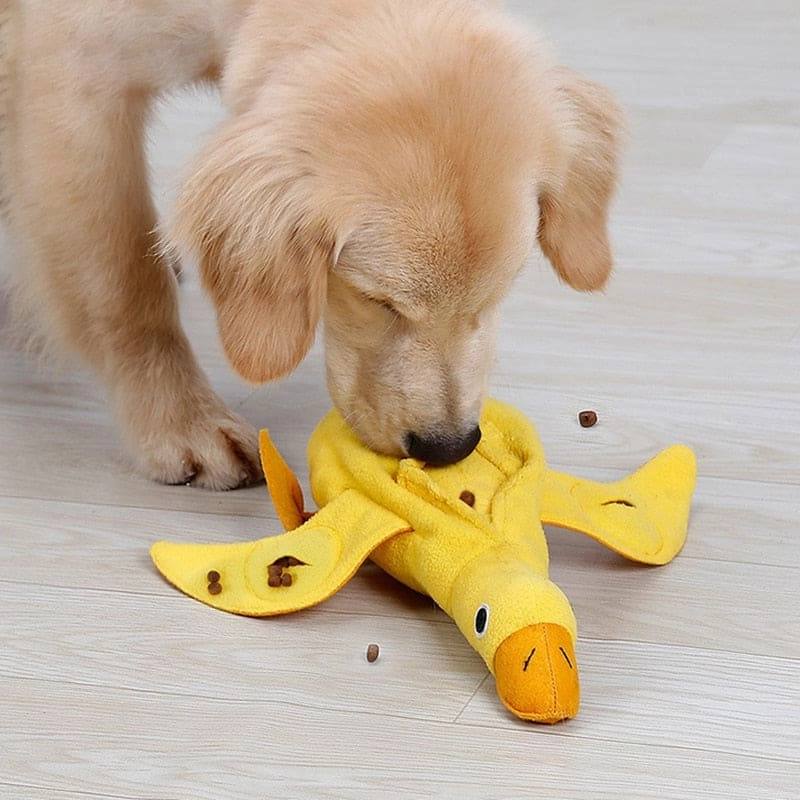 Duck-shaped Squeaky Pet Chew Toy