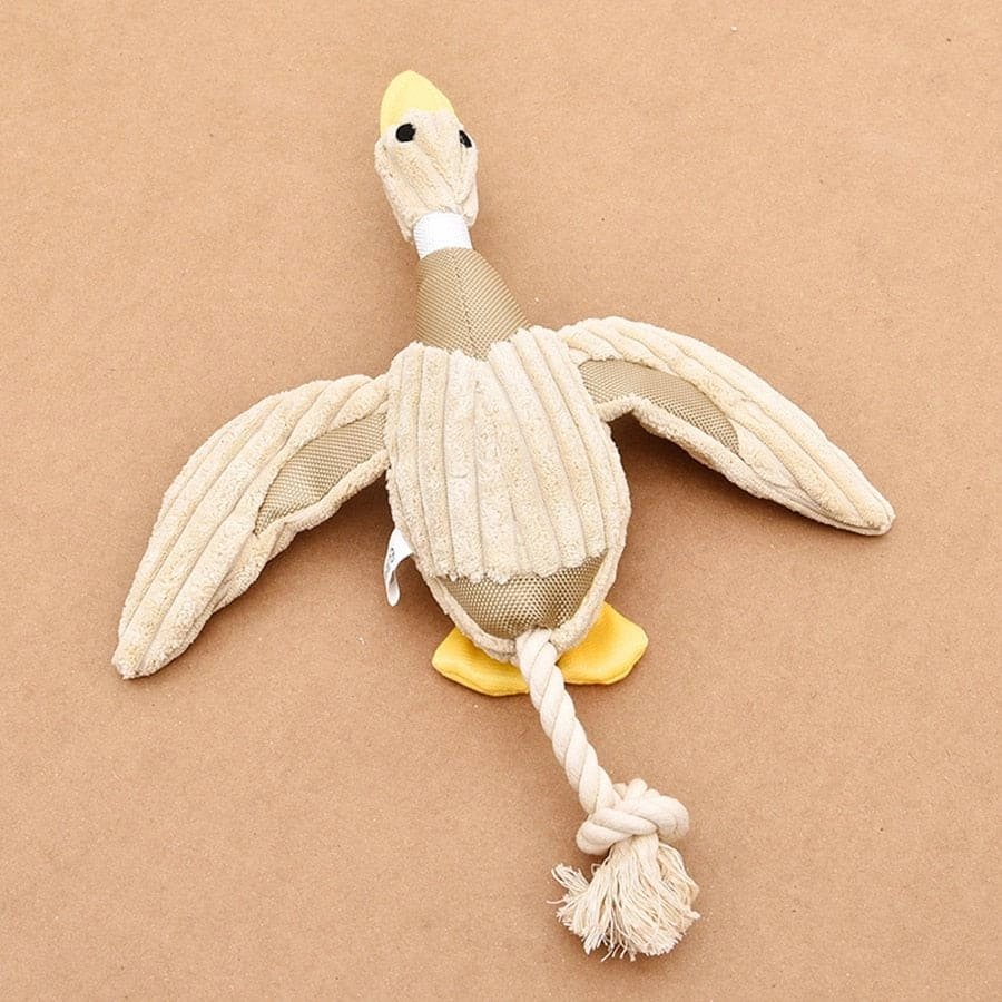 Duck-shaped Squeaky Pet Chew Toy