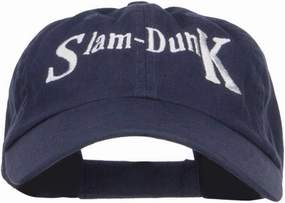 e4Hats.com Slam Dunk Basketball Embroidered Low Profile Cap