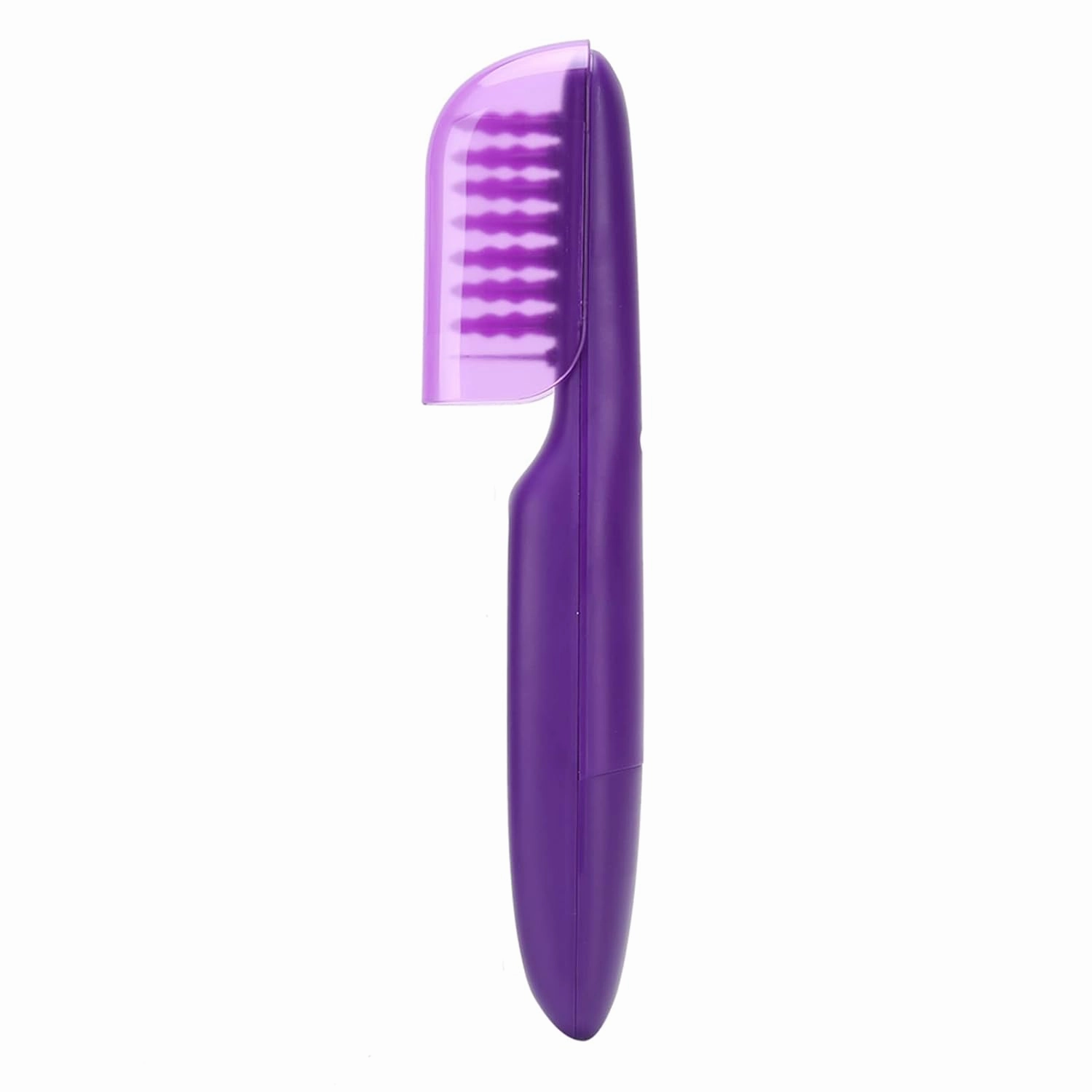Electric Detangling Brush, Wet or Dry Tame The Mane Hair Detangler Brush with Cover, Negative Ion Massage Comb Styling Tool (Battery Not Included)