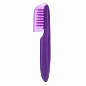 Electric Detangling Brush, Wet or Dry Tame The Mane Hair Detangler Brush with Cover, Negative Ion Massage Comb Styling Tool (Battery Not Included)