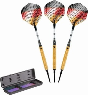 Elkadart Titanium 90% Tungsten Soft Tip Darts with Storage/Travel Case