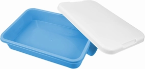 Empty Portable Sandbox Toy Storage Box with Lid Small Plastic Sandbox for Outdoor Activities Convenient Storage for Toddlers Toys and Accessories Design for Easy Carrying and Use