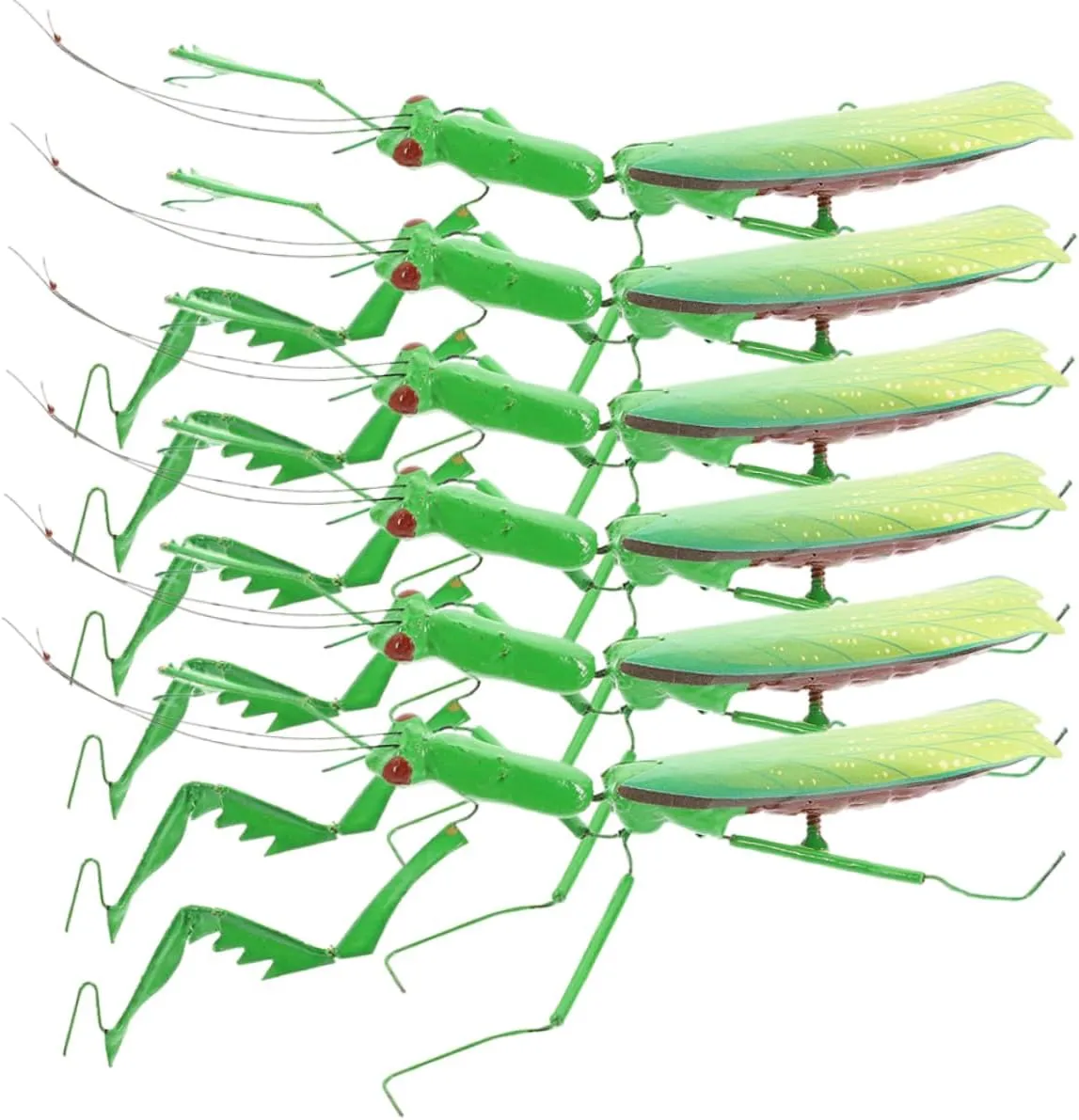 ERINGOGO 6pcs High Simulation Kids Toys Animals Toys Kid Toys Home Decoration Simulation Mantis Figurine Mantis Ornament Decoration Model Desktop Abs Decorations Child