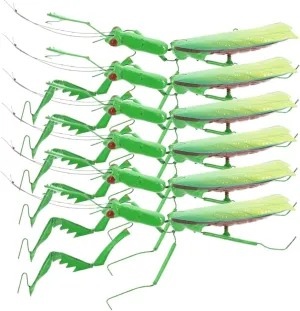 ERINGOGO 6pcs High Simulation Kids Toys Animals Toys Kid Toys Home Decoration Simulation Mantis Figurine Mantis Ornament Decoration Model Desktop Abs Decorations Child