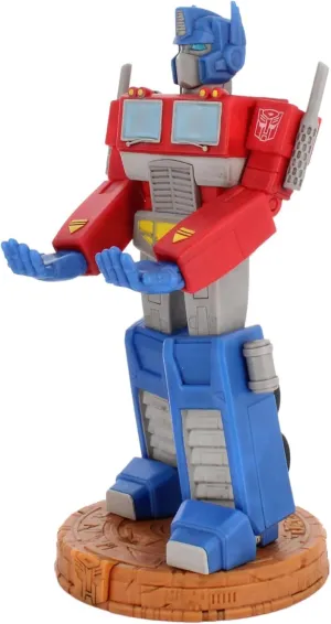 Exquisite Gaming: Transformers: Optimus Prime - Cable Guys Original Controller & Phone Holder, Collectible Device Stand, Officially Licensed Figure