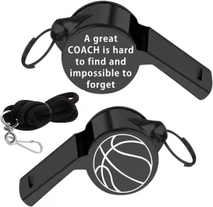 FAADBUK Basketball Coach Whistle A Great Coach is Hard to Find and Impossible to Forget Whistles with Lanyard Thank You Gift