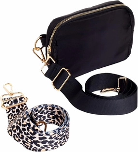 Fanny Pack for Women & Men with Premium Extra Belt and Adjustable feature for Hiking, Running, Travel, Cycling and Casual (Ivory Leopard)