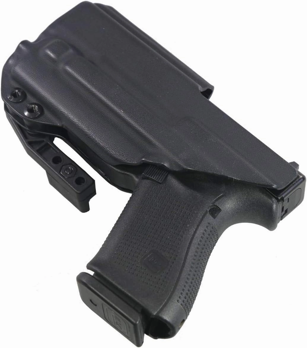 FDO Industries IWB Kydex Holster Compatible with Glock 19 23 32 w/Olight PLMini 2 Optic Cut-The Paladin Series -Made in USA-
