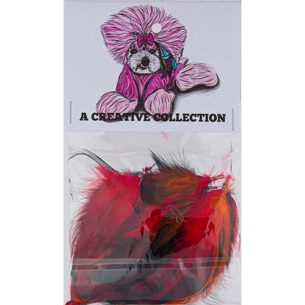 Feather Extension Flame (Pack of 10) by A Creative Collection