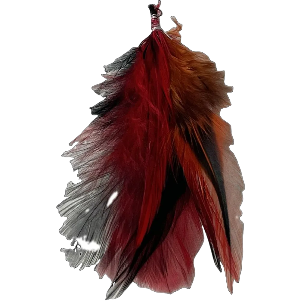 Feather Extension Flame (Pack of 10) by A Creative Collection