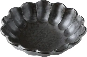 Figure Moon Kiln Linka Black 21 Bowl, 8.5 x 2.4 x 8.5 inches (21.5 x 6 x 21.5 cm) 1934-24