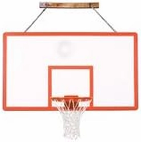 First Team FoldaMount82 Performance Steel-Fiberglass Side Folding Wall Mounted Basketball System44; Navy Blue