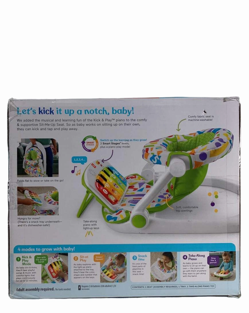 Fisher Price Kick And Play Deluxe Sit-me-up Seat, Green