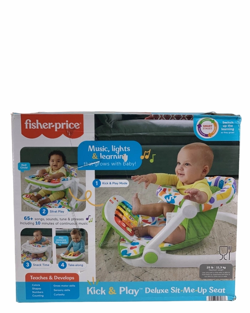Fisher Price Kick And Play Deluxe Sit-me-up Seat, Green